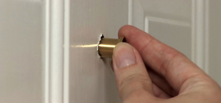 peephole door repair in The Acreage